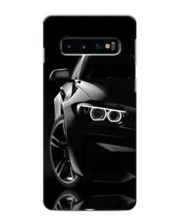 Чохол для Samsung Galaxy S10e з картинкою «Чорна BMW — профіль»