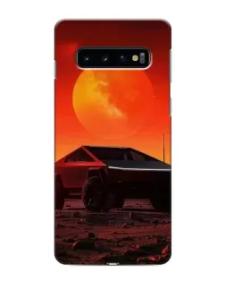 Чохол для Samsung Galaxy S10e з картинкою «Cybertruck на Марсі»
