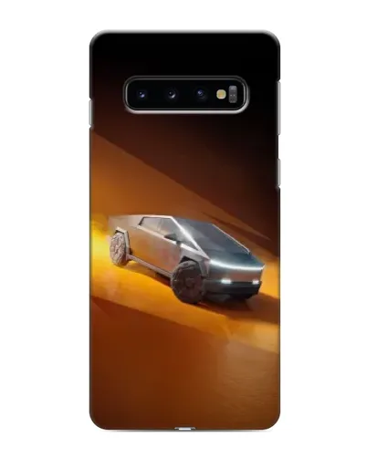 Чохол для Samsung Galaxy S10e з картинкою «Cybertruck у пустелі»