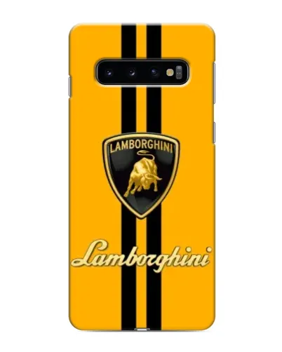 Чехол для Samsung Galaxy S10e с картинкой «Lamborghini Stripe желтый»