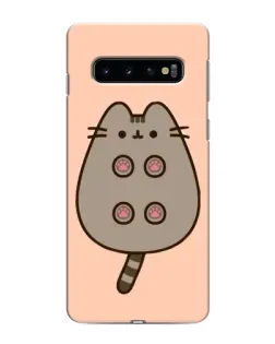 Чохол для Samsung Galaxy S10e з картинкою «Пушин пузиком догори»