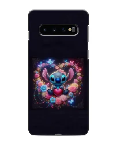Чехол для Samsung Galaxy S10e с картинкой «Stitch в цветах» Чехол для Samsung Galaxy S10e с картинкой «Stitch в цветах»