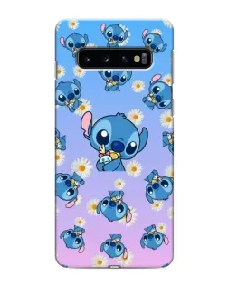 Чехол для Samsung Galaxy S10e с картинкой «Паттерн со Стичем»