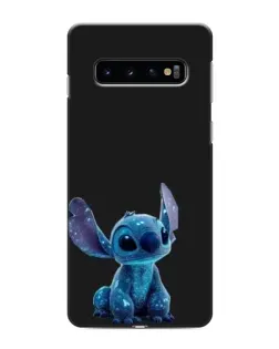 Чехол для Samsung Galaxy S10e с картинкой «Стич на черном»