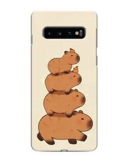 Чохол для Samsung Galaxy S10e з картинкою «Вежа з капібар»