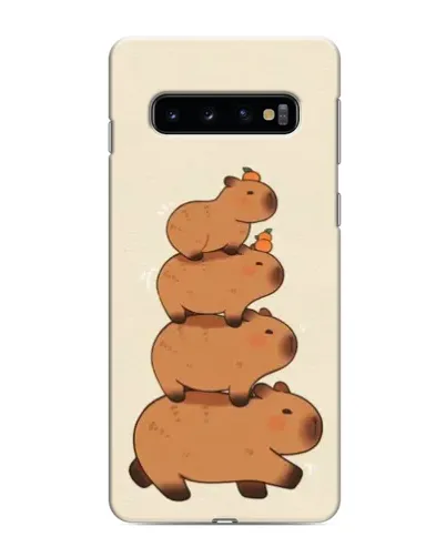 Чехол для Samsung Galaxy S10e с картинкой «Башня из капибар» Чехол для Samsung Galaxy S10e с картинкой «Башня из капибар»
