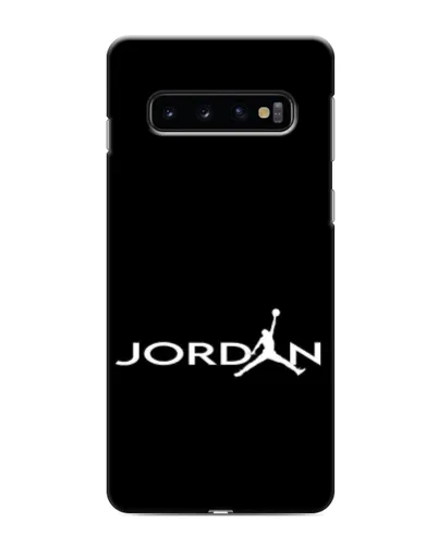 Чохол для Samsung Galaxy s10 Plus з картинкою «Jordan White Logo» Чохол для Samsung Galaxy s10 Plus з картинкою «Jordan White Logo»