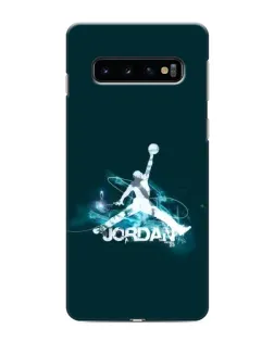 Чохол для Samsung Galaxy s10 Plus з картинкою «Jordan Blue Fire»
