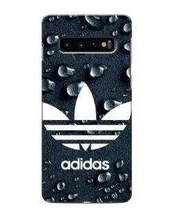 Чохол для Samsung Galaxy s10 Plus з картинкою «Adidas Trefoil Blue»