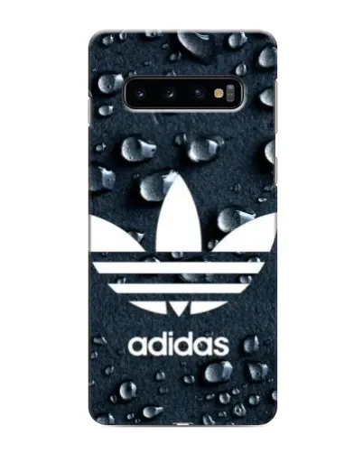 Чохол для Samsung Galaxy s10 Plus з картинкою «Adidas Trefoil Blue»
