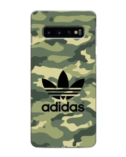 Чохол для Samsung Galaxy s10 Plus з картинкою «Мілітарі стиль Adidas»