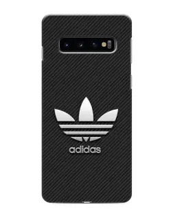 Чохол для Samsung Galaxy s10 Plus з картинкою «Adidas Карбонова текстура»