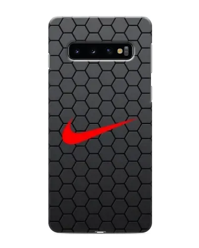 Чохол для Samsung Galaxy s10 Plus з картинкою «Nike — карбонова сітка»