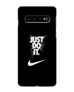 Чохол для Samsung Galaxy s10 Plus з картинкою «Текстовий принт Nike»
