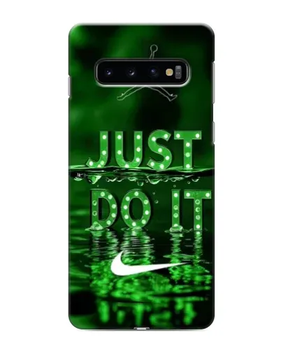 Чохол для Samsung Galaxy s10 Plus з картинкою «Зелений неоновий Nike»