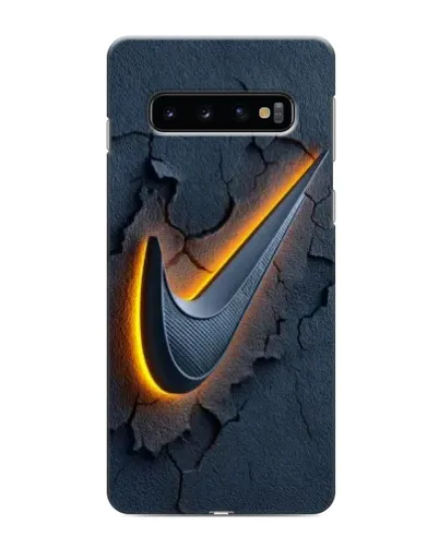 Чохол для Samsung Galaxy s10 Plus з картинкою «Об'ємний логотип Найк»