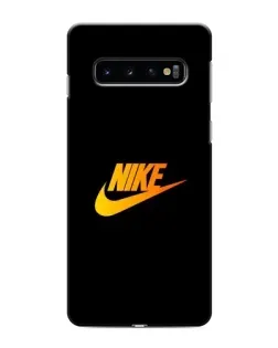 Чохол для Samsung Galaxy s10 Plus з картинкою «Золотий логотип Nike»