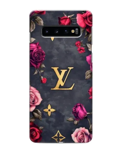 Чохол для Samsung Galaxy s10 Plus з картинкою «Квітковий Louis Vuitton»