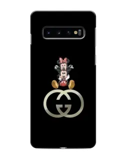 Чохол для Samsung Galaxy s10 Plus з картинкою «Мінні Маус на лого»