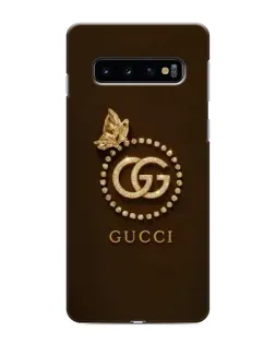 Чохол для Samsung Galaxy s10 Plus з картинкою «Gucci — золотий метелик»