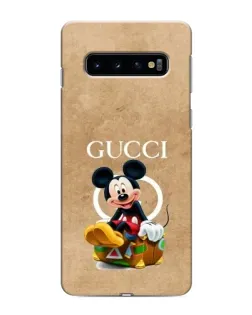 Чохол для Samsung Galaxy s10 Plus з картинкою «Міккі Маус Gucci — крафт»