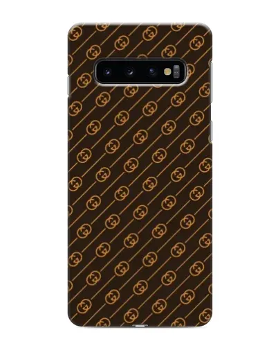 Чохол для Samsung Galaxy s10 Plus з картинкою «Gucci — золоті діагоналі» Чохол для Samsung Galaxy s10 Plus з картинкою «Gucci — золоті діагоналі»