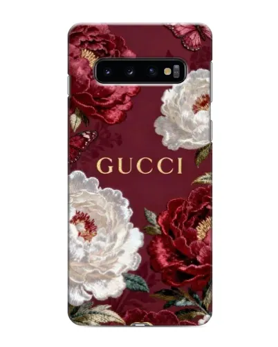 Чехол для Samsung Galaxy s10 Plus с картинкой «Gucci — бордовые розы» Чехол для Samsung Galaxy s10 Plus с картинкой «Gucci — бордовые розы»