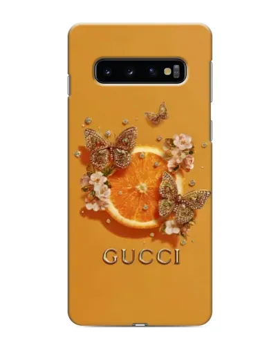 Чехол для Samsung Galaxy s10 Plus с картинкой «Gucci — золотые бабочки» Чехол для Samsung Galaxy s10 Plus с картинкой «Gucci — золотые бабочки»