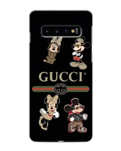 Чехол для Samsung Galaxy s10 Plus с картинкой «Gucci — герои Disney и монограмма» Чехол для Samsung Galaxy s10 Plus с картинкой «Gucci — герои Disney и монограмма»