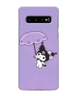 Чохол для Samsung Galaxy s10 Plus з картинкою «Kuromi з парасолькою»