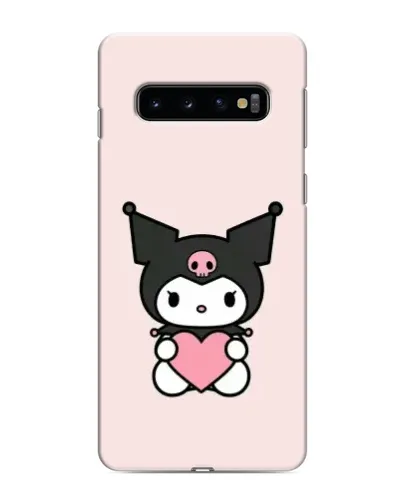 Чохол для Samsung Galaxy s10 Plus з картинкою «Kuromi та серце»