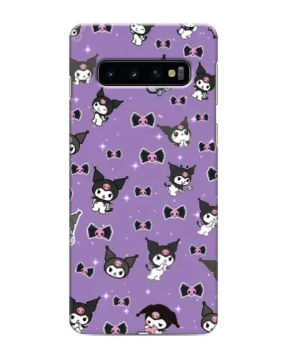 Чохол для Samsung Galaxy s10 Plus з картинкою «Kuromi — патерн»