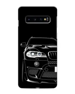 Чохол для Samsung Galaxy s10 Plus з картинкою «Темний силует BMW»