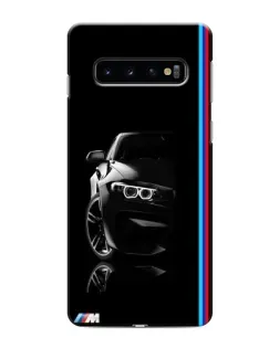 Чохол для Samsung Galaxy s10 Plus з картинкою «Силует BMW в темряві»