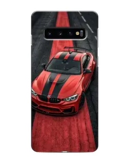 Чохол для Samsung Galaxy s10 Plus з картинкою «BMW на червоній доріжці»