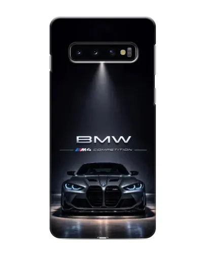 Чехол для Samsung Galaxy s10 Plus с картинкой «BMW сквозь ночной город» Чехол для Samsung Galaxy s10 Plus с картинкой «BMW сквозь ночной город»