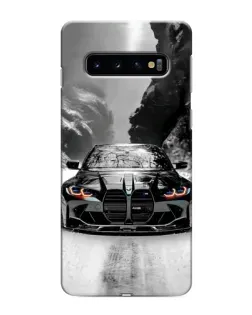 Чехол для Samsung Galaxy s10 Plus с картинкой «BMW — акварельный дрифт»
