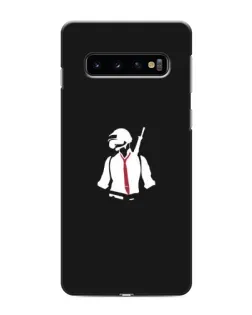 Чехол для Samsung Galaxy s10 Plus с картинкой «PUBG — силуэт воина»