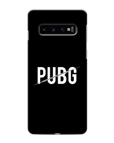 Чехол для Samsung Galaxy s10 Plus с картинкой «PUBG — белый логотип»