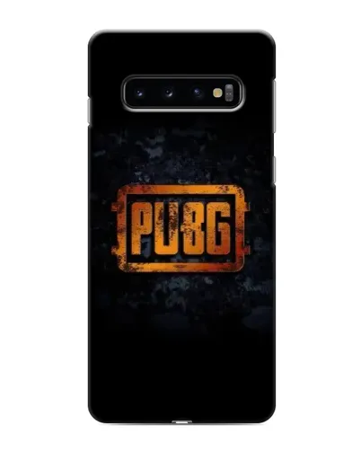Чехол для Samsung Galaxy s10 Plus с картинкой «PUBG — золотой логотип»