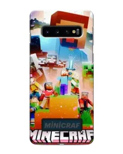 Чохол для Samsung Galaxy s10 Plus з картинкою «Minecraft герої гри» Чохол для Samsung Galaxy s10 Plus з картинкою «Minecraft герої гри»