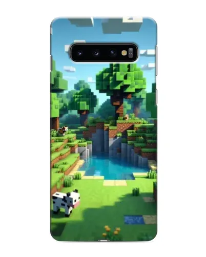 Чохол для Samsung Galaxy s10 Plus з картинкою «Minecraft літній день» Чохол для Samsung Galaxy s10 Plus з картинкою «Minecraft літній день»