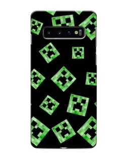 Чохол для Samsung Galaxy s10 Plus з картинкою «Паттерн з кріперами»