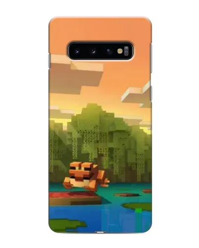 Чохол для Samsung Galaxy s10 Plus з картинкою «Майнкрафт захід сонця» Чохол для Samsung Galaxy s10 Plus з картинкою «Майнкрафт захід сонця»
