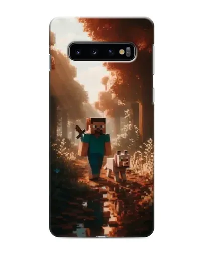 Чохол для Samsung Galaxy s10 Plus з картинкою «Стів у лісі» Чохол для Samsung Galaxy s10 Plus з картинкою «Стів у лісі»