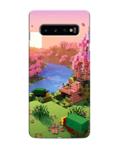 Чохол для Samsung Galaxy s10 Plus з картинкою «Рожеве дерево Minecraft» Чохол для Samsung Galaxy s10 Plus з картинкою «Рожеве дерево Minecraft»