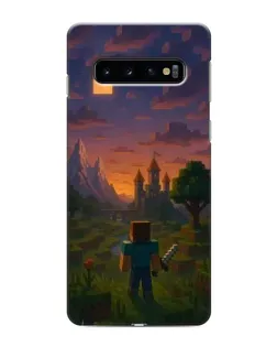 Чохол для Samsung Galaxy s10 Plus з картинкою «Стів біля вежі»
