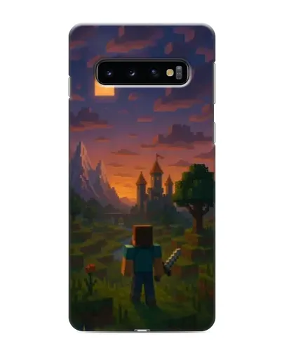 Чохол для Samsung Galaxy s10 Plus з картинкою «Стів біля вежі» Чохол для Samsung Galaxy s10 Plus з картинкою «Стів біля вежі»