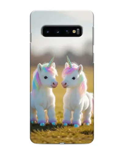 Чехол для Samsung Galaxy s10 Plus с картинкой «Пара единорогов»