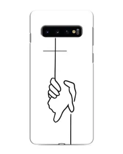 Чохол для Samsung Galaxy s10 Plus з картинкою «Рука тримає» Чохол для Samsung Galaxy s10 Plus з картинкою «Рука тримає»